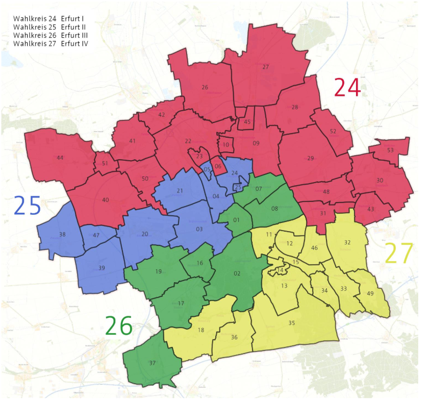 Wahlkreise Erfurt