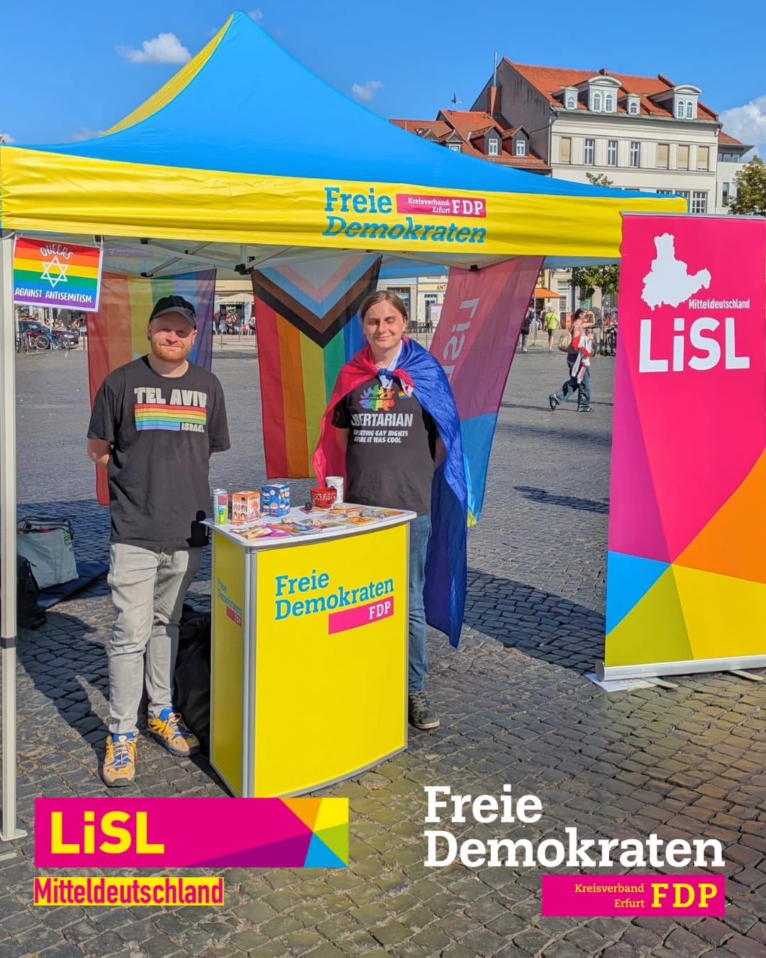 FDP Stand beim CSD Erfurt